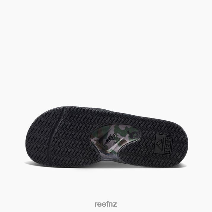 Reef Shoes NZ 62JVZ356 - Fanning Slide Men Olive Camo Reef
