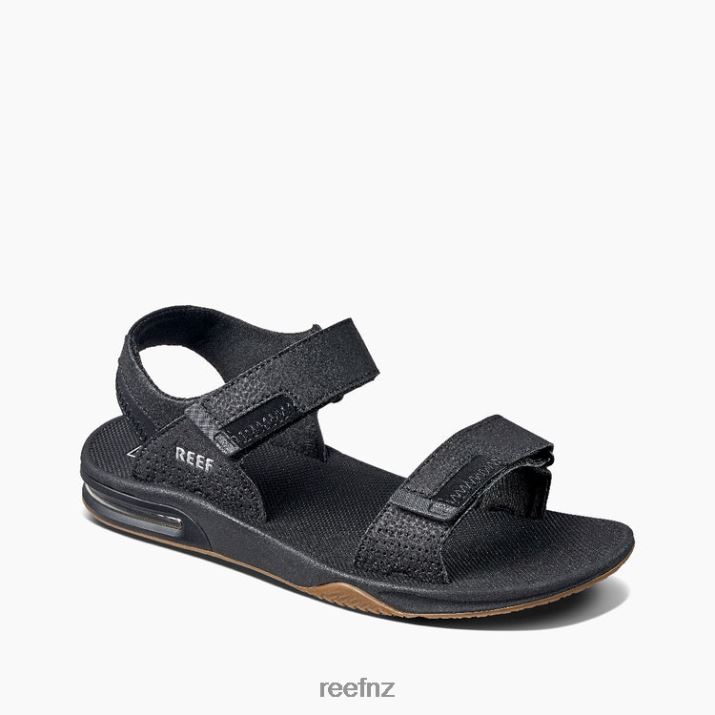 Reef Shoes NZ 62JVZ377 - Fanning Baja Men Black/Sliver Reef