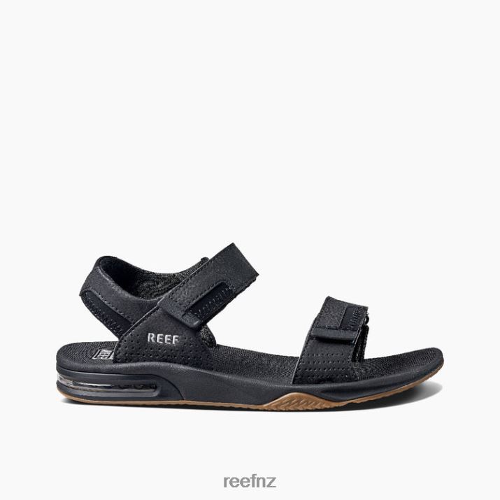 Reef Shoes NZ 62JVZ377 - Fanning Baja Men Black/Sliver Reef