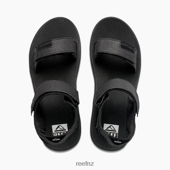 Reef Shoes NZ 62JVZ377 - Fanning Baja Men Black/Sliver Reef