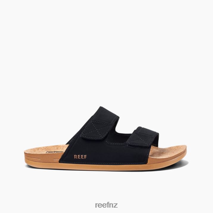 Reef Shoes NZ 62JVZ381 - Cushion Tradewind Cork Men Black/Cork Reef