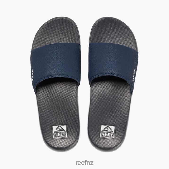 Reef Shoes NZ 62JVZ389 - Reef One Slide Men Navy/White