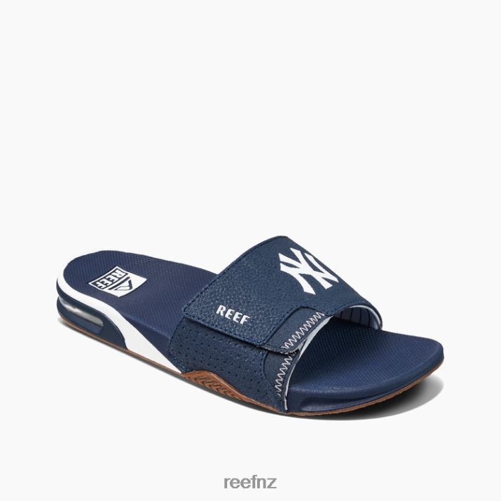 Reef Shoes NZ 62JVZ392 - Fanning Slide X Mlb Men Yankees Reef