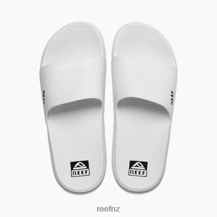 Reef Shoes NZ 62JVZ399 - Oasis Slide Men Blanc De Blanc Reef
