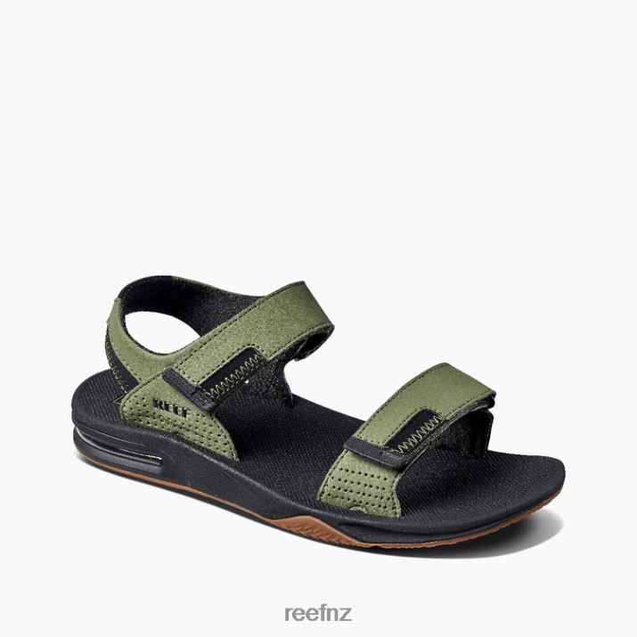 Reef Shoes NZ 62JVZ406 - Fanning Baja Men Olive Gum Reef