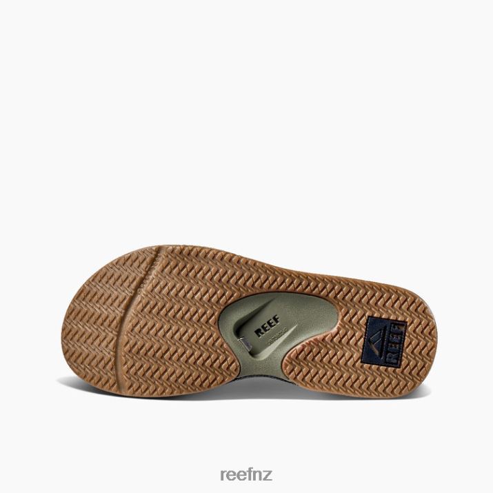 Reef Shoes NZ 62JVZ406 - Fanning Baja Men Olive Gum Reef