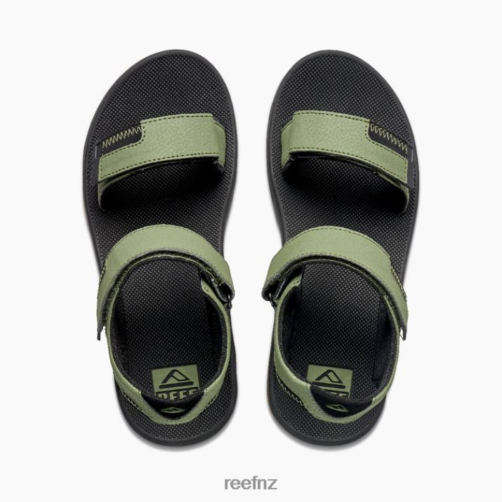 Reef Shoes NZ 62JVZ406 - Fanning Baja Men Olive Gum Reef