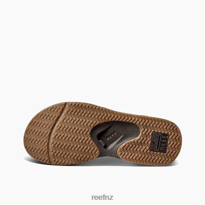 Reef Shoes NZ 62JVZ408 - Fanning Baja Men Brown/Gum Reef