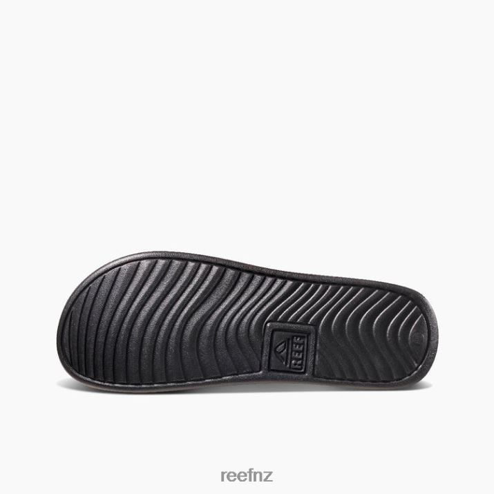 Reef Shoes NZ 62JVZ410 - Reef One Slide Men Reef Black/White