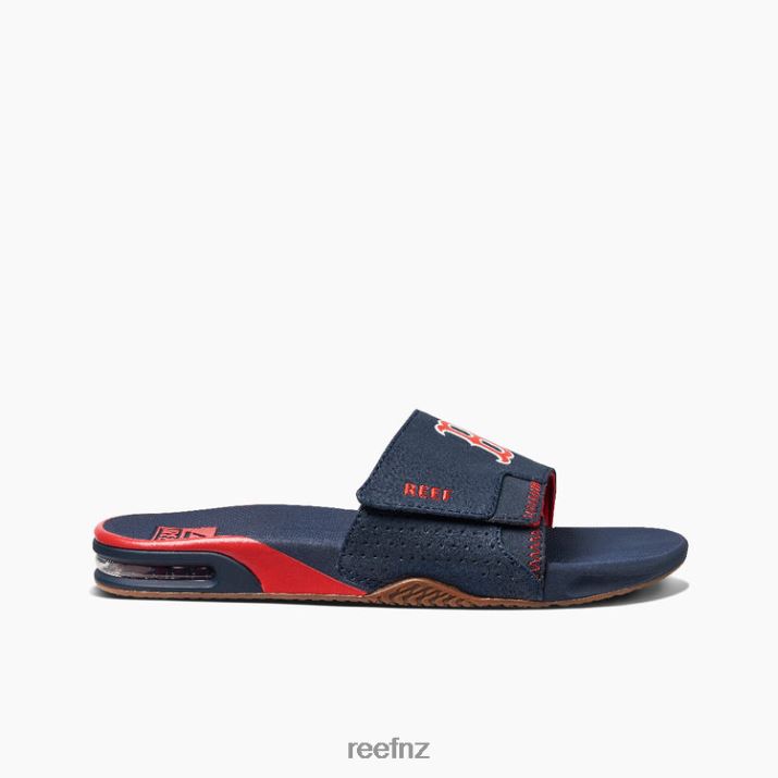 Reef Shoes NZ 62JVZ411 - Fanning Slide X Mlb Men Red Sox Reef