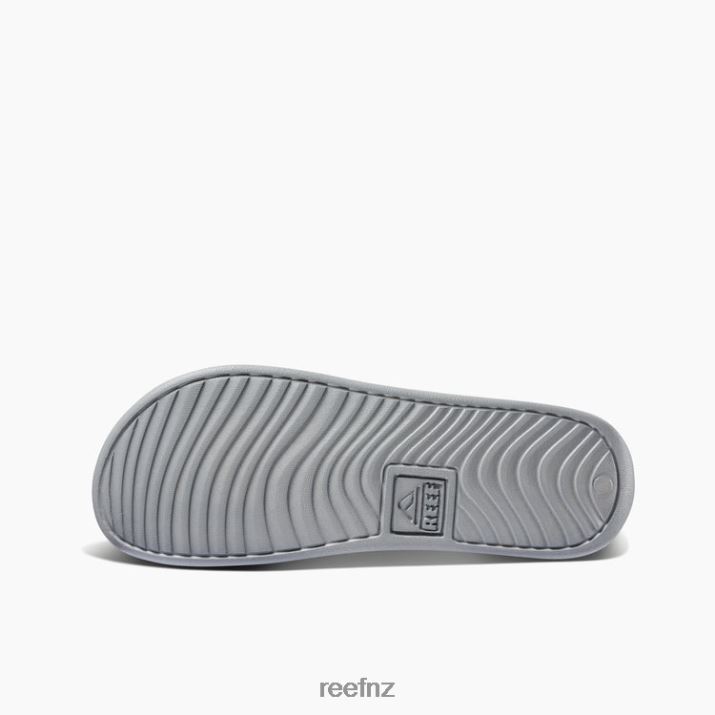 Reef Shoes NZ 62JVZ448 - Reef One Slide Men Grey/Grey Reef