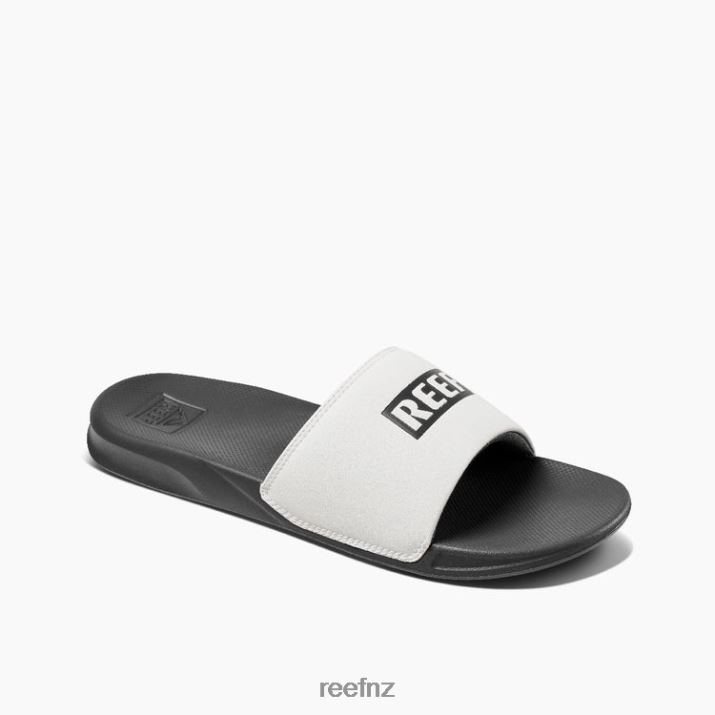 Reef Shoes NZ 62JVZ450 - Reef One Slide Men Reef White/Grey