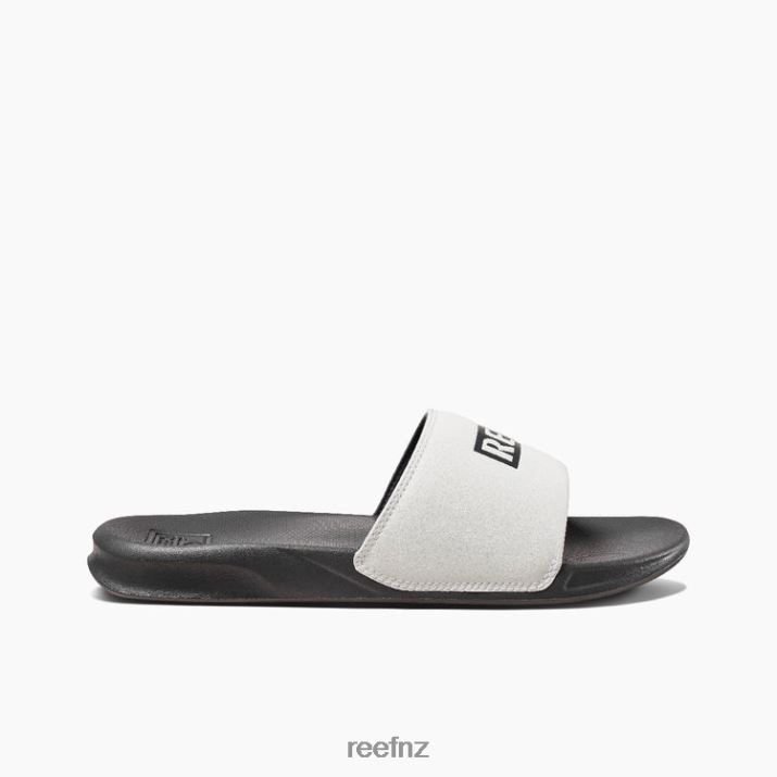Reef Shoes NZ 62JVZ450 - Reef One Slide Men Reef White/Grey