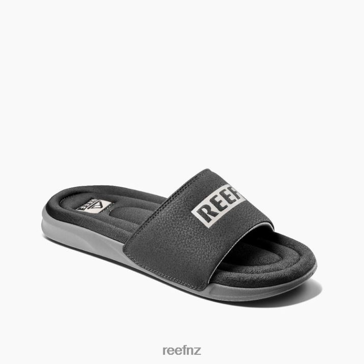 Reef Shoes NZ 62JVZ451 - One Puff Slide Men Grey/White Reef