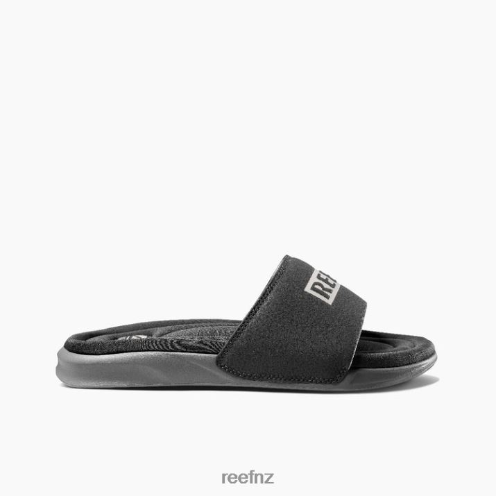Reef Shoes NZ 62JVZ451 - One Puff Slide Men Grey/White Reef