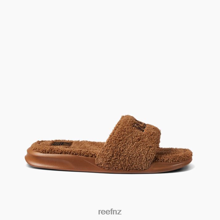 Reef Shoes NZ 62JVZ459 - One Slide Chill Men Tobacco Reef