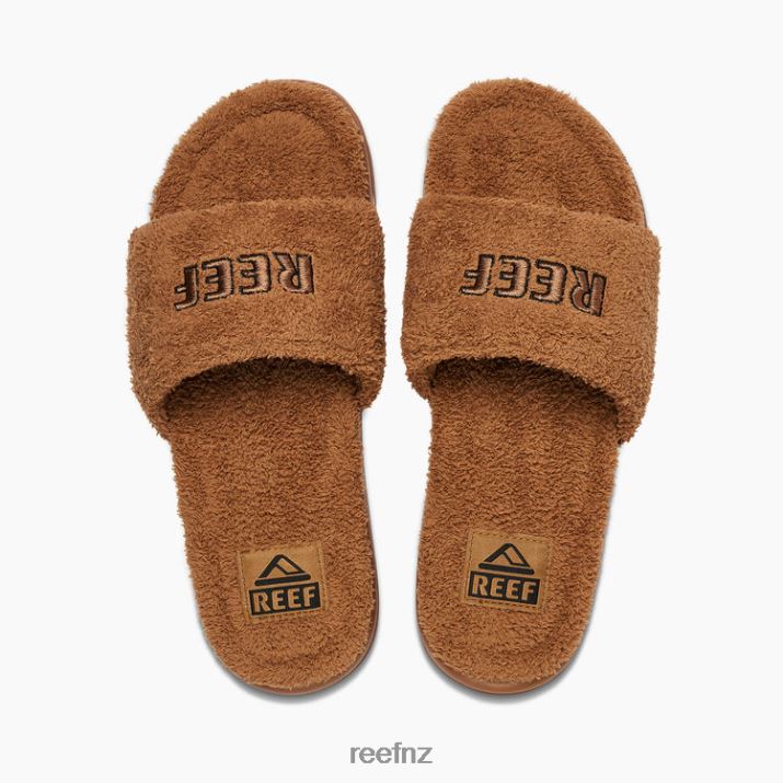 Reef Shoes NZ 62JVZ459 - One Slide Chill Men Tobacco Reef