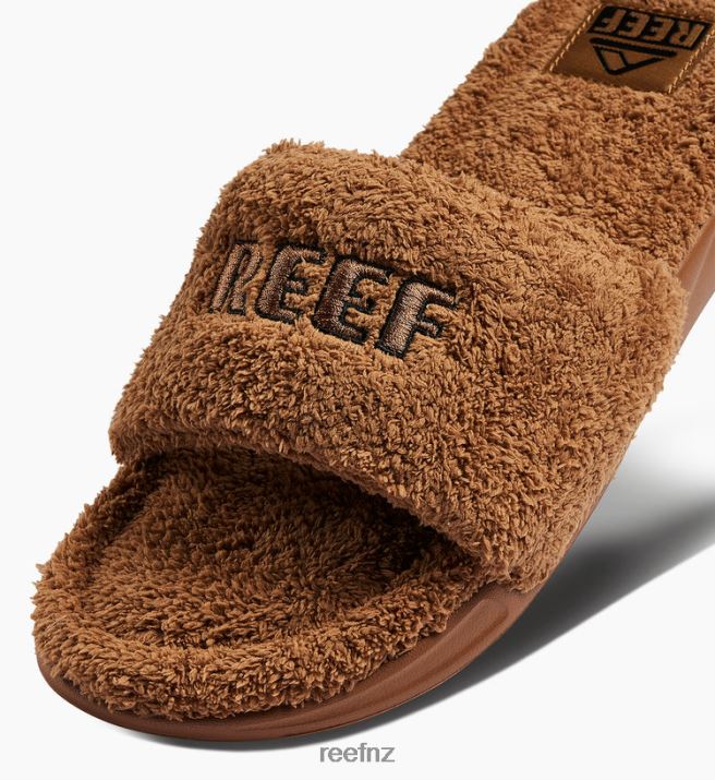Reef Shoes NZ 62JVZ459 - One Slide Chill Men Tobacco Reef