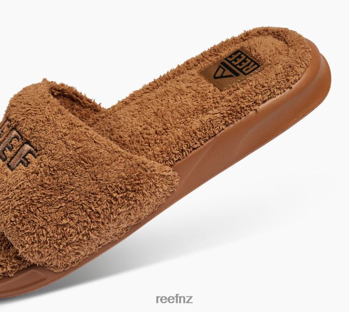Reef Shoes NZ 62JVZ459 - One Slide Chill Men Tobacco Reef