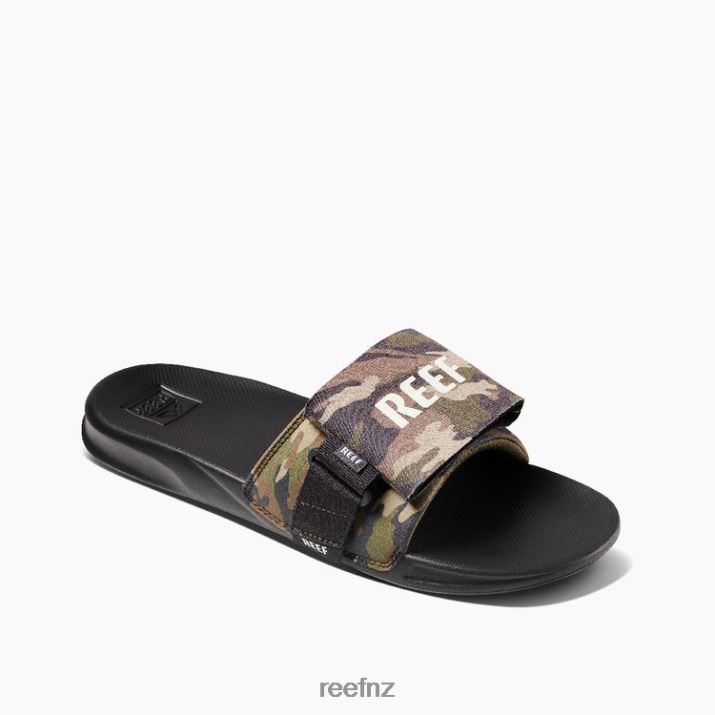 Reef Shoes NZ 62JVZ464 - Boozie Slide Men Camo Reef