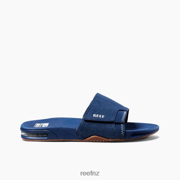 Reef Shoes NZ 62JVZ469 - Fanning Slide Men Navy/Gum Reef