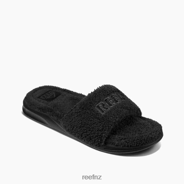 Reef Shoes NZ 62JVZ545 - One Slide Chill Men Black Reef