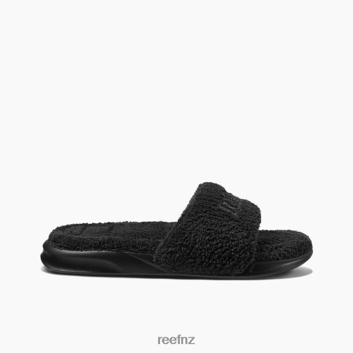 Reef Shoes NZ 62JVZ545 - One Slide Chill Men Black Reef