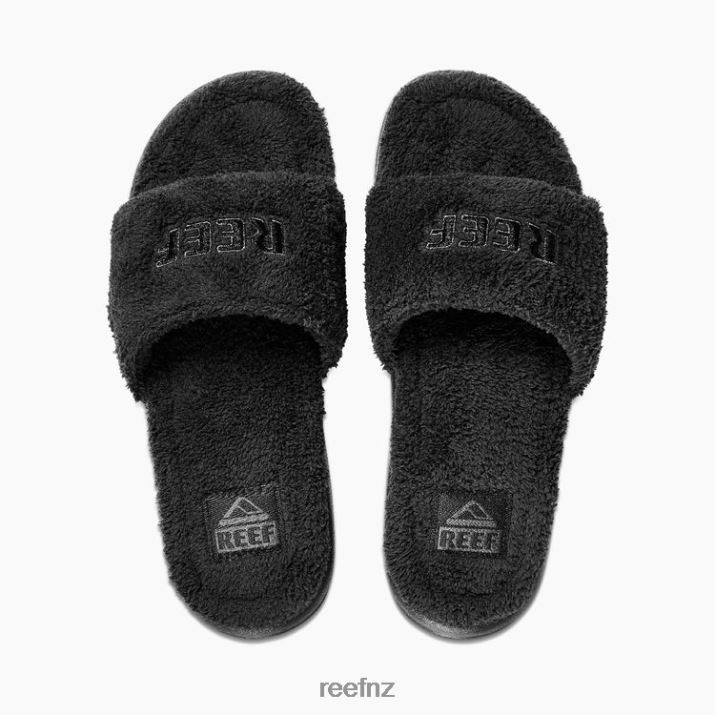 Reef Shoes NZ 62JVZ545 - One Slide Chill Men Black Reef