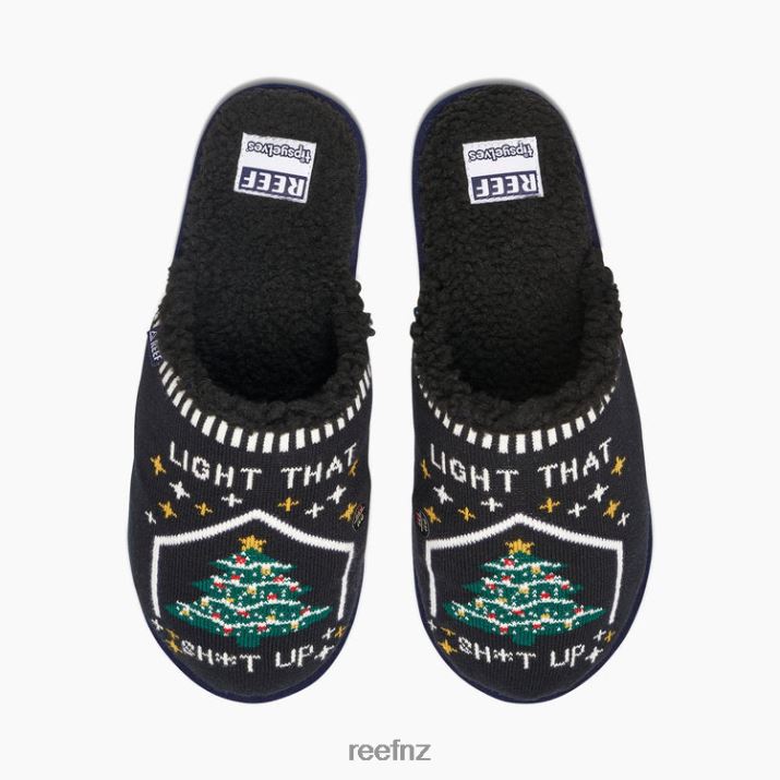Reef Shoes NZ 62JVZ548 - Reef X Tipsy Elves Slippers Men Light That Sh*t Up