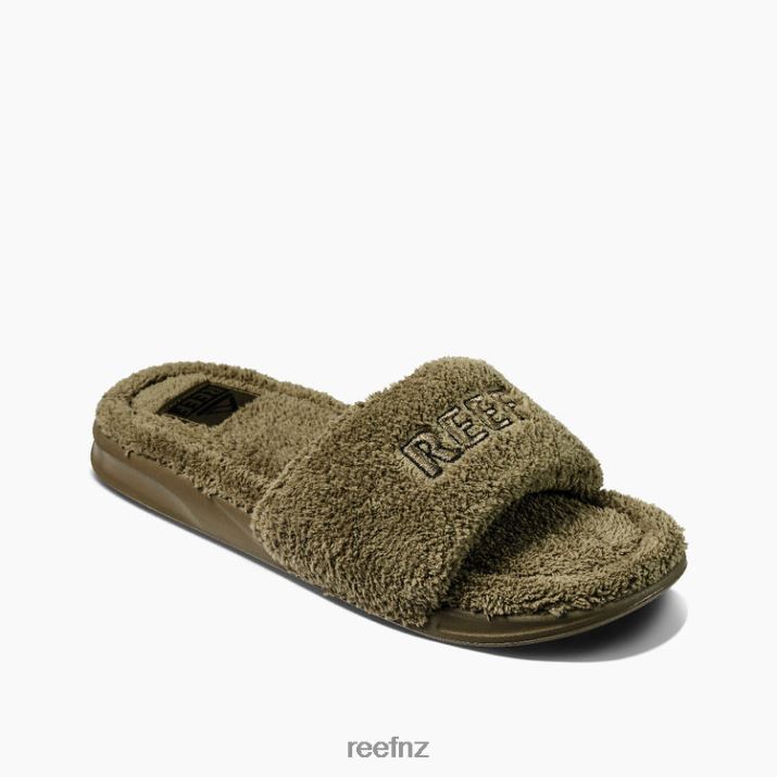 Reef Shoes NZ 62JVZ550 - One Slide Chill Men Olive Reef