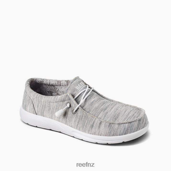 Reef Shoes NZ 62JVZ485 - Cushion Coast Mesh Men Light Grey/White Reef