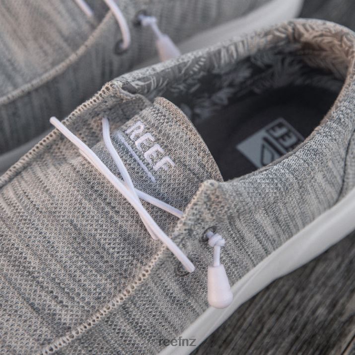 Reef Shoes NZ 62JVZ485 - Cushion Coast Mesh Men Light Grey/White Reef