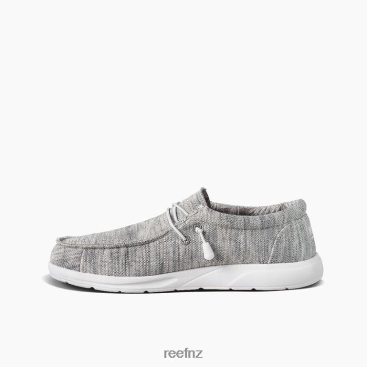 Reef Shoes NZ 62JVZ485 - Cushion Coast Mesh Men Light Grey/White Reef