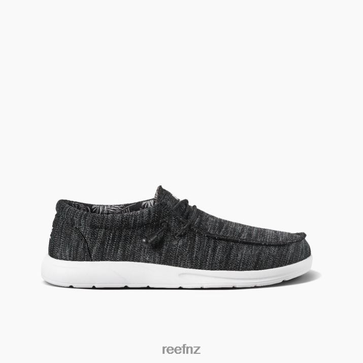 Reef Shoes NZ 62JVZ492 - Cushion Coast Mesh Men Black/Grey/White Reef