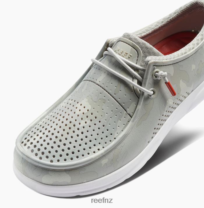 Reef Shoes NZ 62JVZ495 - Water Coast Prints Men Grey Camo Reef