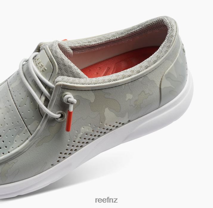 Reef Shoes NZ 62JVZ495 - Water Coast Prints Men Grey Camo Reef