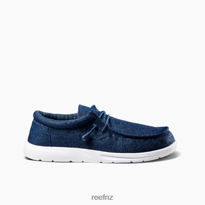 Reef Shoes NZ 62JVZ497 - Cushion Coast Textile Men Navy Reef