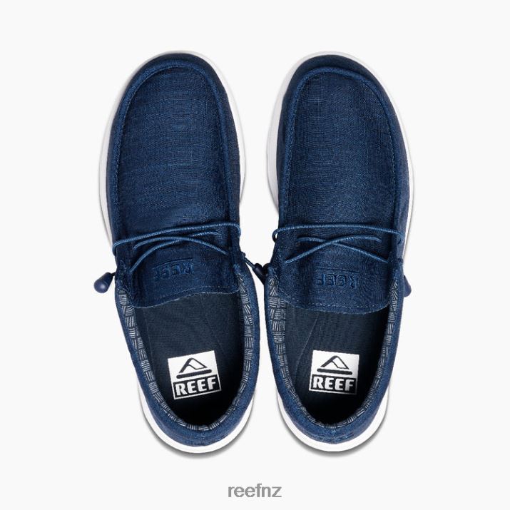 Reef Shoes NZ 62JVZ497 - Cushion Coast Textile Men Navy Reef