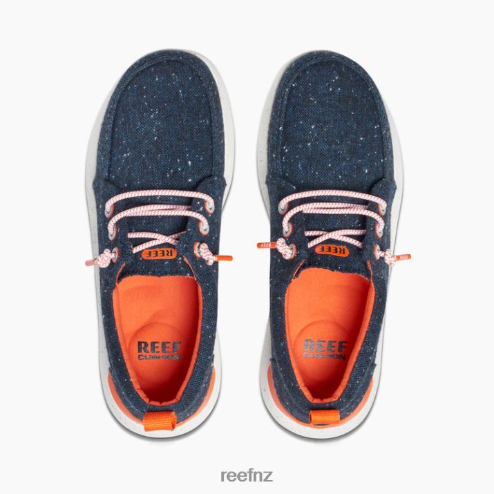 Reef Shoes NZ 62JVZ500 - Swellsole Cutback Men Navy/Orange Reef