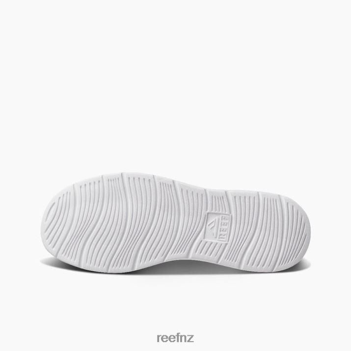Reef Shoes NZ 62JVZ501 - Cushion Coast Textile Men White Palm Reef