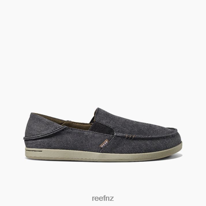 Reef Shoes NZ 62JVZ508 - Cushion Matey Washed Canvas Men Lava Rock Reef