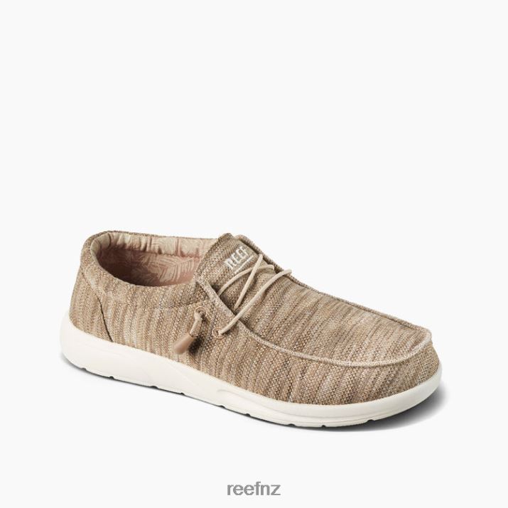 Reef Shoes NZ 62JVZ510 - Cushion Coast Mesh Men Tan/Bone Reef