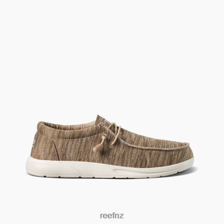 Reef Shoes NZ 62JVZ510 - Cushion Coast Mesh Men Tan/Bone Reef