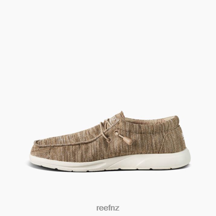 Reef Shoes NZ 62JVZ510 - Cushion Coast Mesh Men Tan/Bone Reef