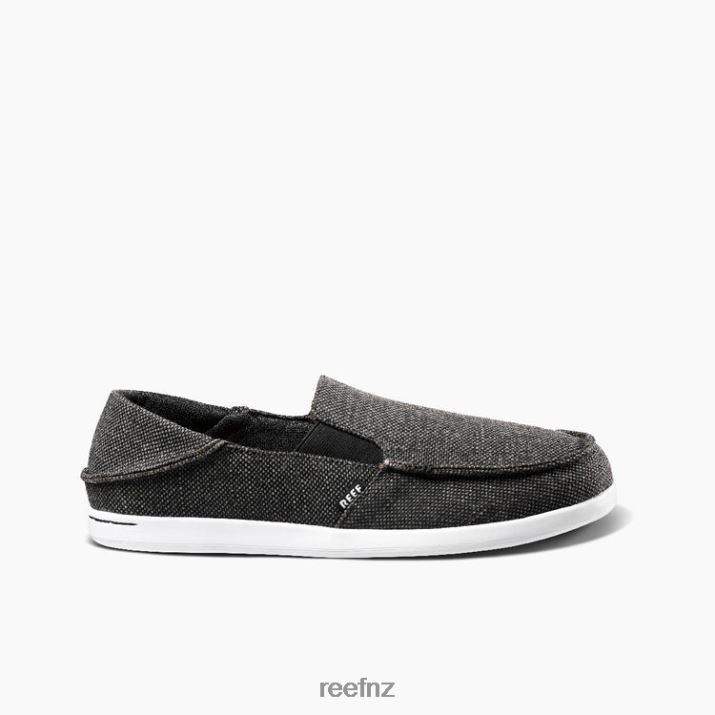 Reef Shoes NZ 62JVZ524 - Cushion Matey Men Black/White Reef