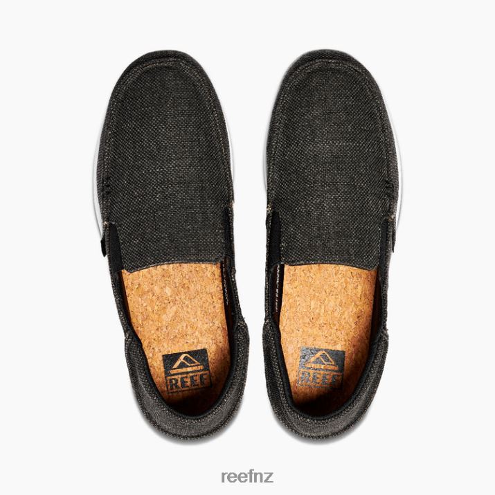 Reef Shoes NZ 62JVZ524 - Cushion Matey Men Black/White Reef