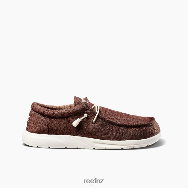 Reef Shoes NZ 62JVZ525 - Cushion Coast Textile Men Brown Reef