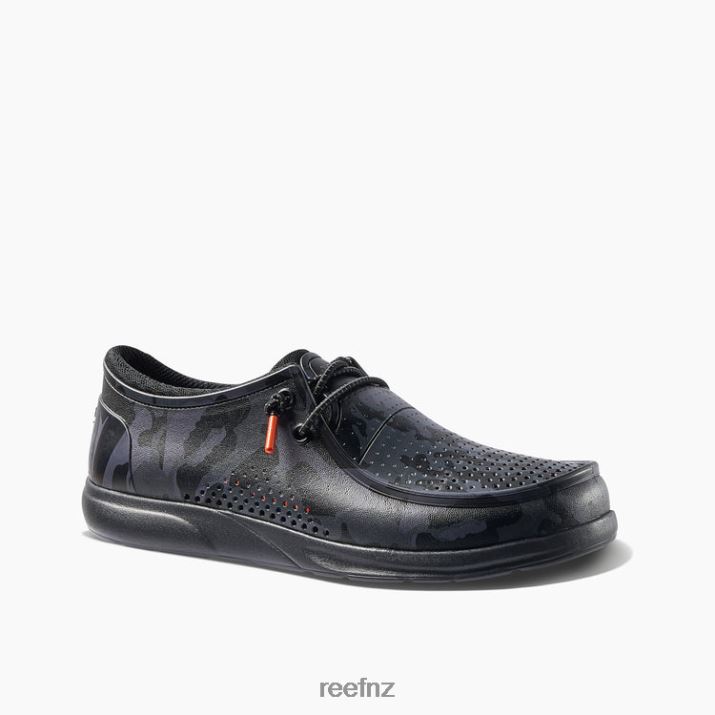 Reef Shoes NZ 62JVZ526 - Water Coast Prints Men Black Camo Reef