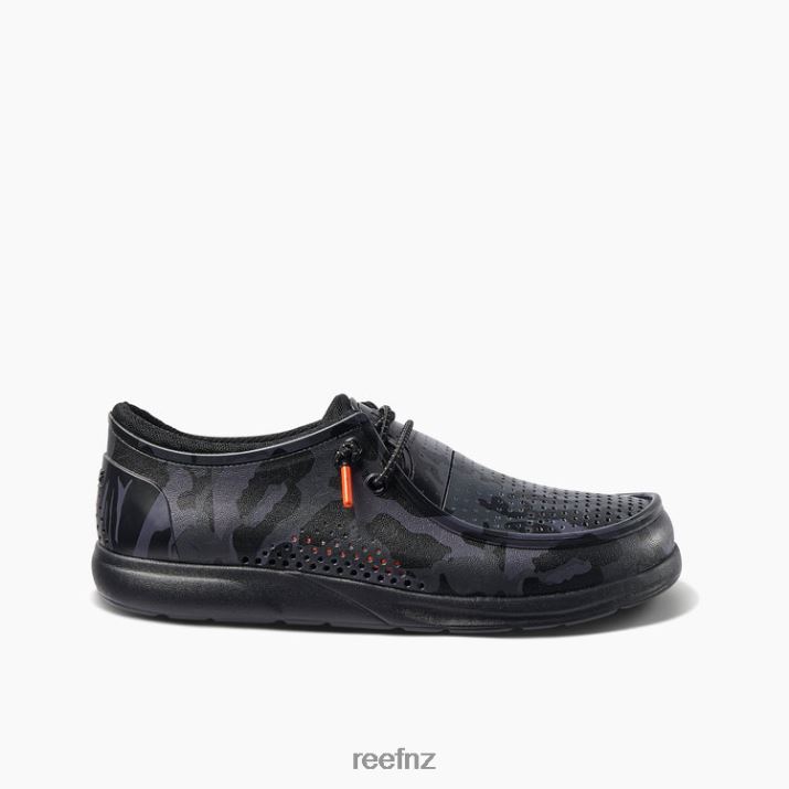 Reef Shoes NZ 62JVZ526 - Water Coast Prints Men Black Camo Reef