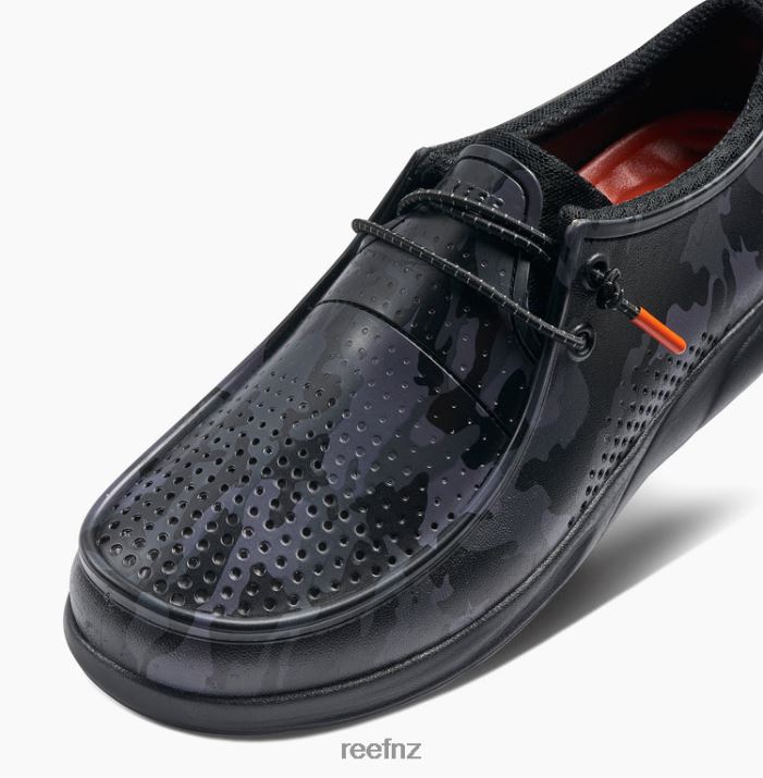 Reef Shoes NZ 62JVZ526 - Water Coast Prints Men Black Camo Reef
